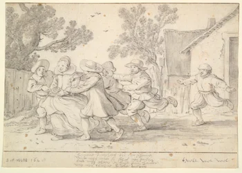 Boys Chasing a Girl