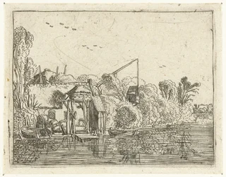 Brewery on the Bank of a River