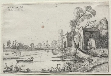 Landscape with a River and a Gatehouse