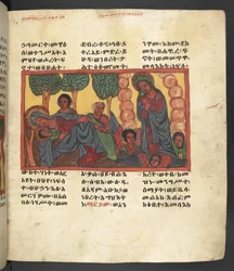 Scene from the life of the Virgin Mary, from 