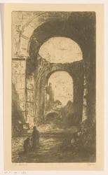 Palatine Ruin in Rome