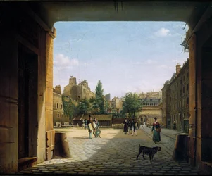 The Courtyard of the Institut de France, 1825-62