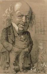 Caricature Portrait of Pierre-Jean de Beranger