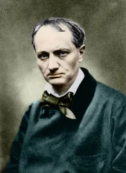 Charles Baudelaire (1821-1867), French writer, Photo by Carjat