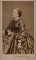 Portrait of Antonine (Marie Pélissé, known as), 1836-1900, actress