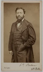 Portrait of Hippolyte Babou (or Jean-sans-Peur), (1824-1878), (man of letters)