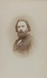 Portrait of the pianist and composer Émile Prudent