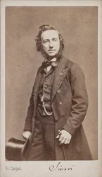 Portrait of the violinist and composer Camillo Sivori