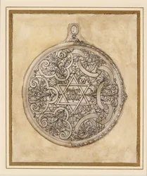 Design for a pendant jewel, mid 16th century