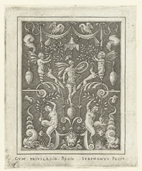 Mars (Flat Decorations with Divine Figures in a Grotesque Frame) (Later Version)