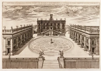 Etching after Michelangelo