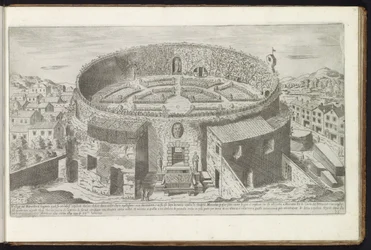 Mausoleum of Augustus with a Garden in Rome
