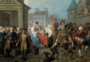 Carnival in the Streets of Paris (detail)