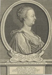 Portrait of Anne Dacier née Le Fèvre