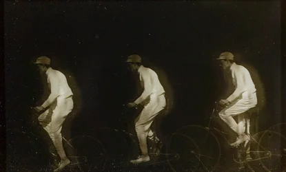 Man Bicycling