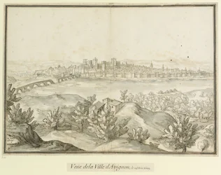 View of the City of Avignon and Surroundings