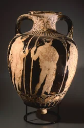 Amphora with point, Red-figure pottery from Perugia