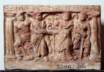 Terracotta urn from Chiusi, Italy - 2nd century BC