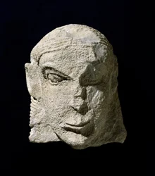 Etruscan civilization: limestone woman