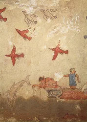 Fishing boat, from the Tomb of Hunting and Fishing