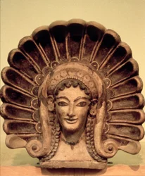 Fixture in the Etruscan temple at Veii
