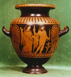 Stamnos, Red-Figure Pottery from Vulci