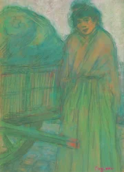 Harbour Girl with Chariot