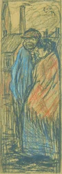 Man With Woman in the Suburbs