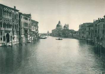 Grand Canal and Church of Santa Maria della Salute, Venice, Italy