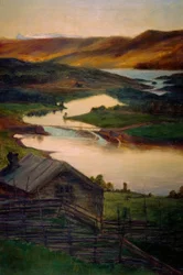 From Fossheim, Valdres, Sketch