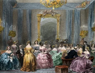 Drawing room of upper class