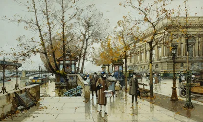 Le Quai de Louvre, Paris
