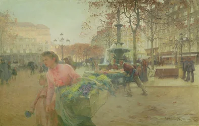 Place du Theatre Francais, in Paris