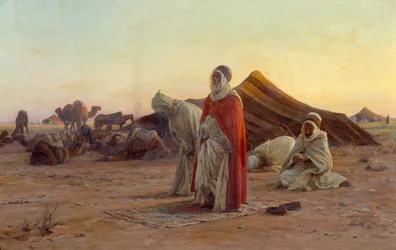 Tent in the Desert (detail)