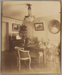 Interior of Mr F., Stockbroker, Rue Montaigne