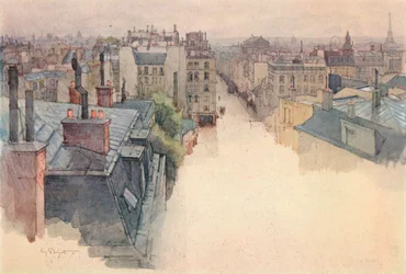 Paris viewed from Montmartre, 1915
