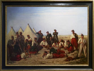 The lottery game at Chalons camp