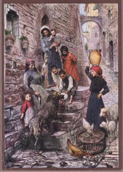 The wolf of Gubbio after his conversion