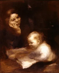 Mother and Child Reading