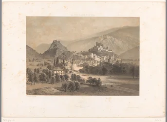 View of Sion in the Rhône Valley (Views in Switzerland, Savoy, and Tyrol) (La Suisse, la Savoie et le Tyrol) (series title)
