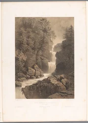 View of the Reichenbach Waterfall