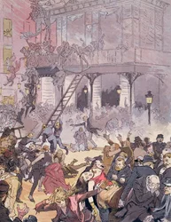 Fire at the Opera Comique, 25th May 1887