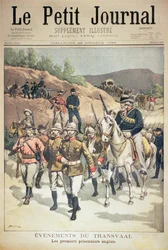 Events in the Transvaal: The First English Prisoners, Front Cover of Le Petit Journal, 29 October 1899