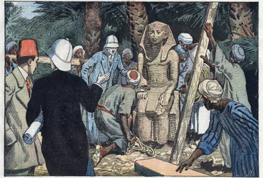 French Archaeological Mission Discovers a Statue of Sesostris III