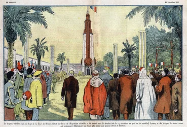 The Tricolour Flag, which Floated from the Top of the Bronze Tower above the Colonial Exhibition, was Last Brought Down on November 15