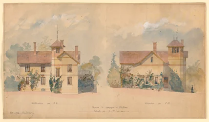 Architectural Project for the House of P.J. Hetzel