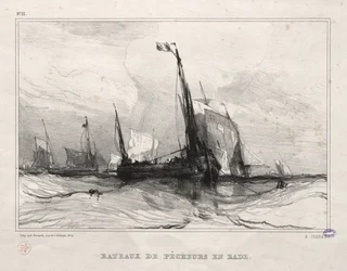 Fishing Boats at Anchor