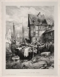 Six Marines: Interior of a Port, 1833