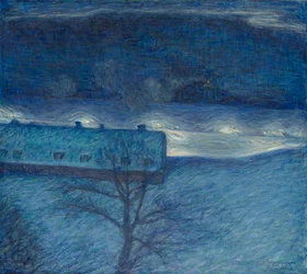Winter Night Over the Quay