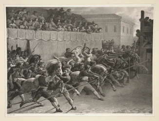 A Horse Race About to Start